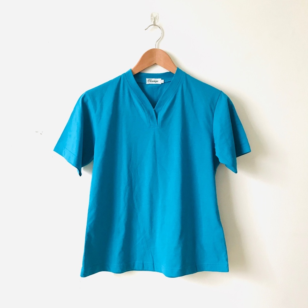 Mandarin Collar T Shirt